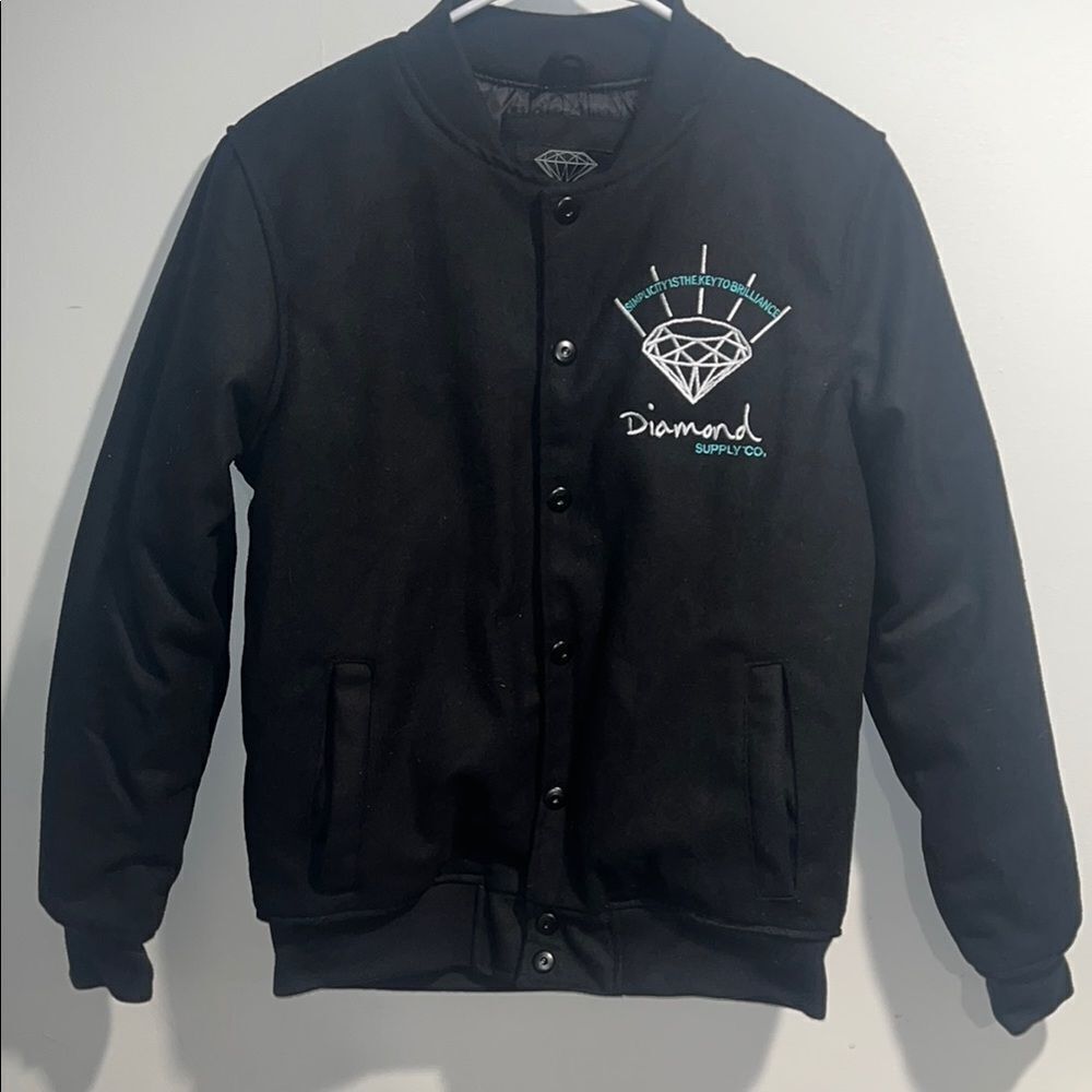 NWT Diamond Supply Co. Varsity Jacket, size XS